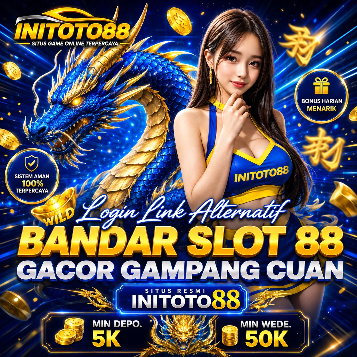 INITOTO88: Link Situs Slot Gacor Terbaik Agen Slot777 & Slot88 Server Thailand Mudah Menang by Hey siriusly